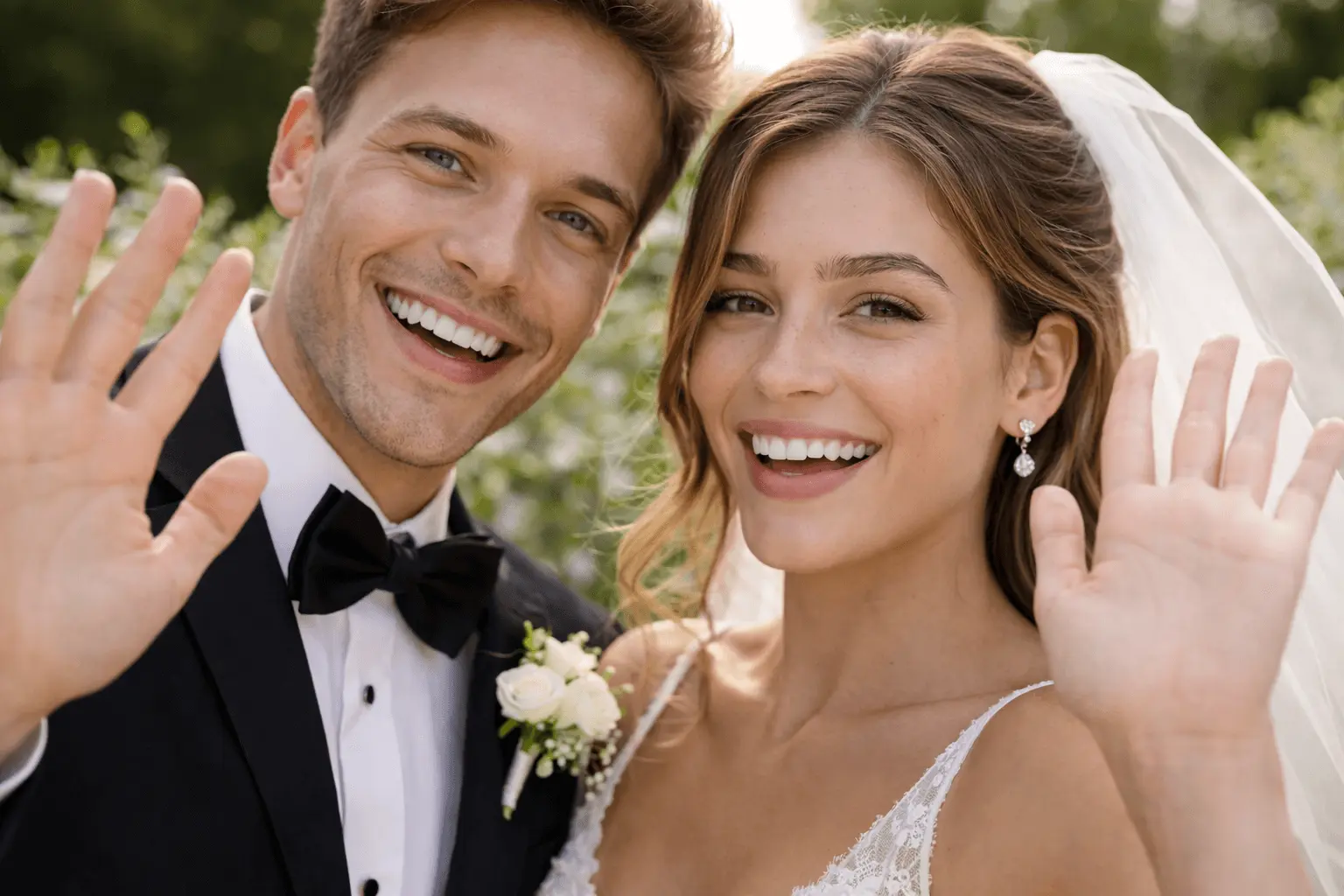 Wedding Classic photo strip template - sample photo 3