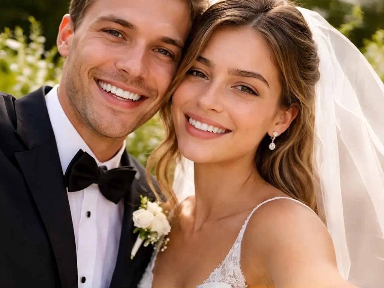 Wedding Classic photo strip template - sample photo 4